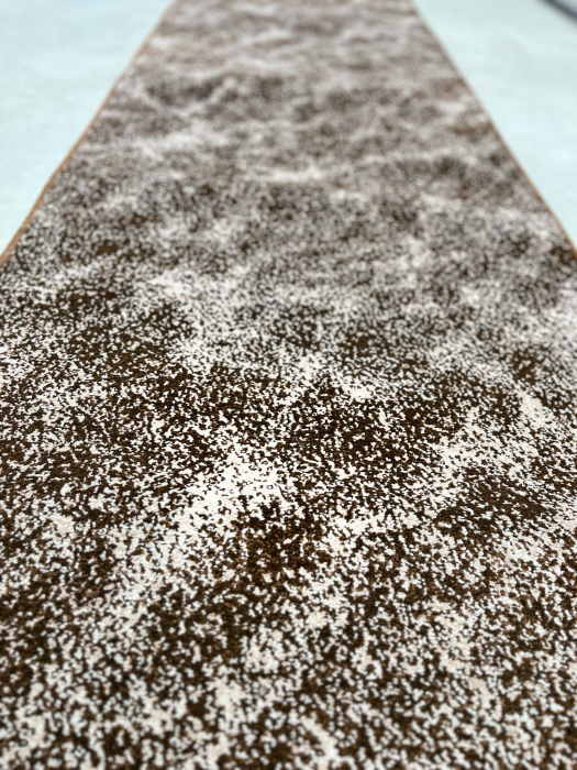 Traversa Hol, Model Cappuccino 16007/13, Festonata, Latime 100 cm, Maro [4]