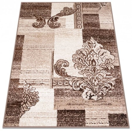Covor Sufragerie, Model Cappuccino 16009, Dreptunghiular, Maro [4]