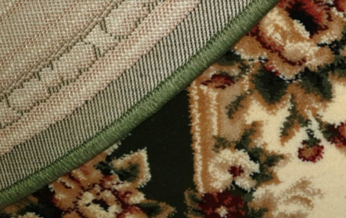 Traversa Hol, Model Clasic 574/310, Traversa Latime 80 cm, Verde/Crem, Festonata la capete [2]