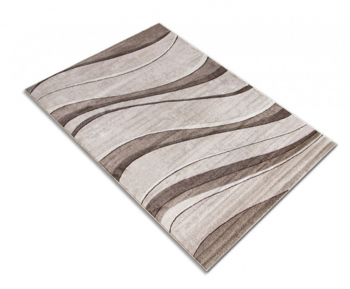 Traversa Hol, Model Daffi 13001/120, Festonata Latime 100 cm, Crem/Maro [3]