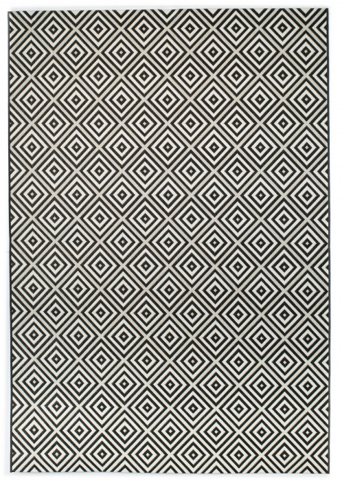 Model ELIS 48607-690, Covor Belgian Interior/Exterior, Negru [11]