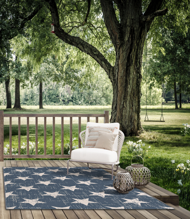 Model Essenza 48648-591, Covor Belgian Interior/Exterior, Blue [2]