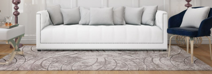 Traversa festonata, Model Fashion 32006/120, Crem/Maro Latime 120 cm [3]