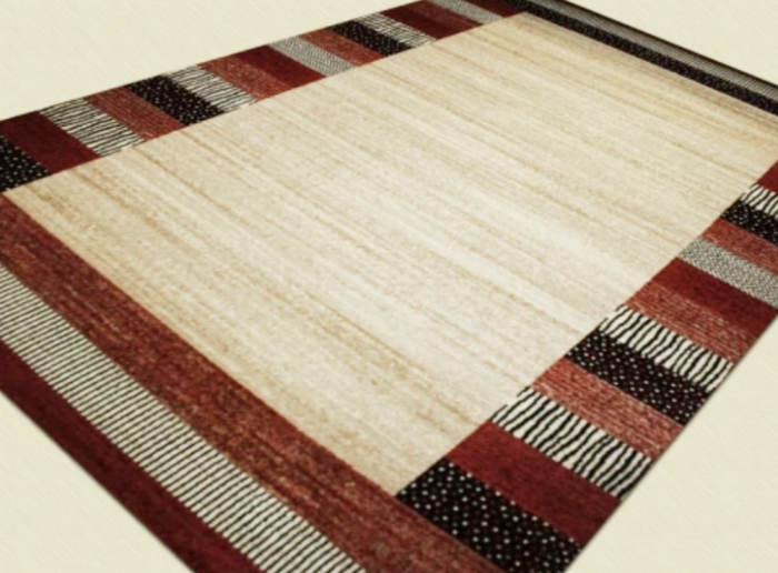 Covor Sufragerie/Dormitor, Model 1591/120, Rosu/Crem [2]