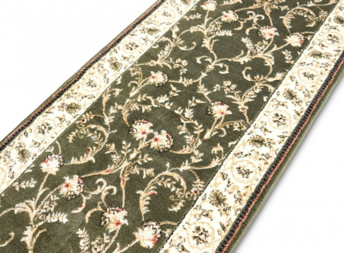 Traversa Hol, Model Lotos, Festonata, Latime 150 cm, Verde [5]