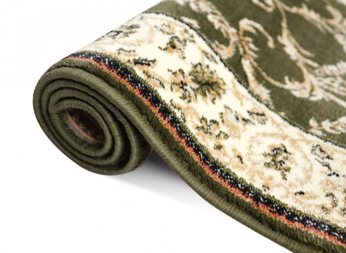 Traversa Hol, Model Lotos, Festonata, Latime 150 cm, Verde [4]
