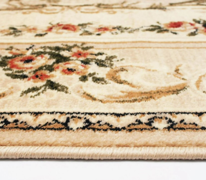 Traversa Hol, Model Lotos 535/106, Festonata la capete, Latime 50 cm, Crem/Bej [5]