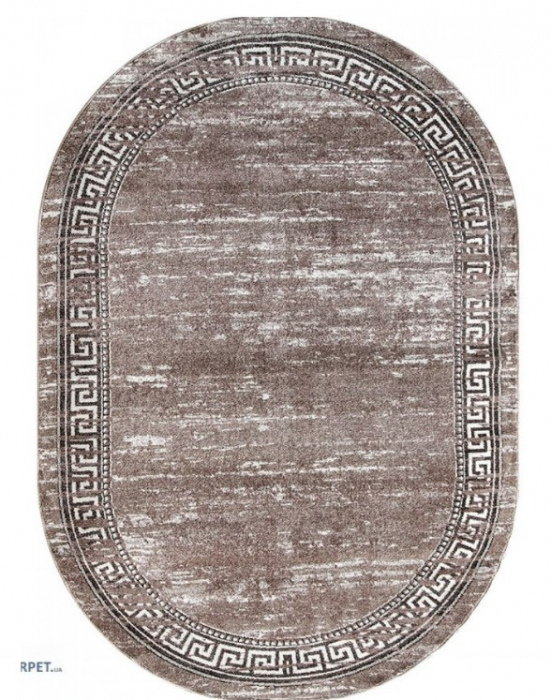 Covor Sufragerie/Dormitor, Model Mira 24001/121, Oval, Bej [6]