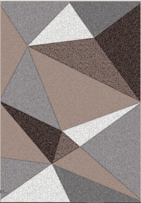 Model Mira 24011/162, Covor Dreptunghiular 80x150 cm, Gri/Maro [7]