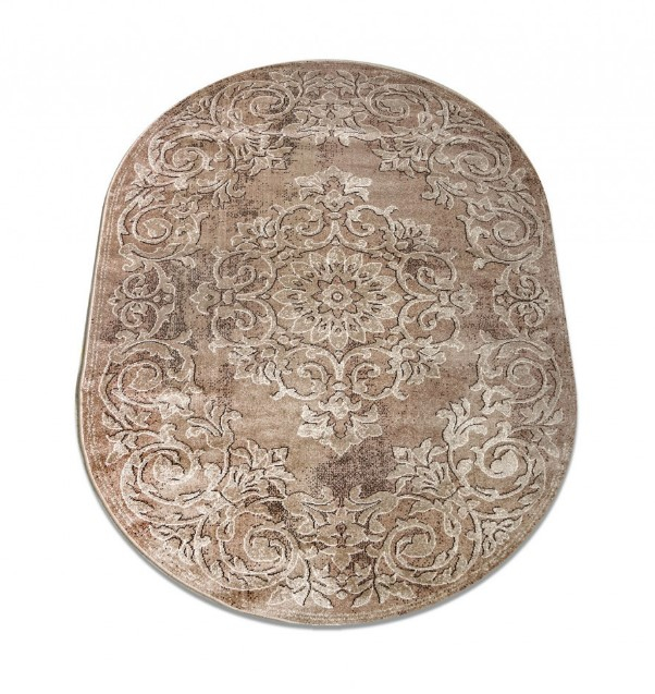 Covor Living/ Dormitor, Model Mira 24016/132, Oval, Maro [2]