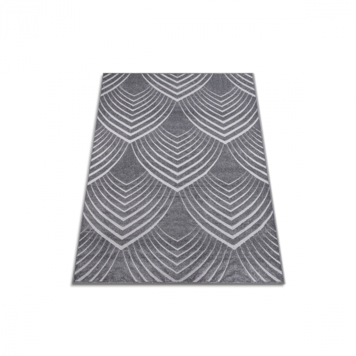 Covor Sufragerie, Model Oksi 38009/608, Dreptunghiular, Gri [6]
