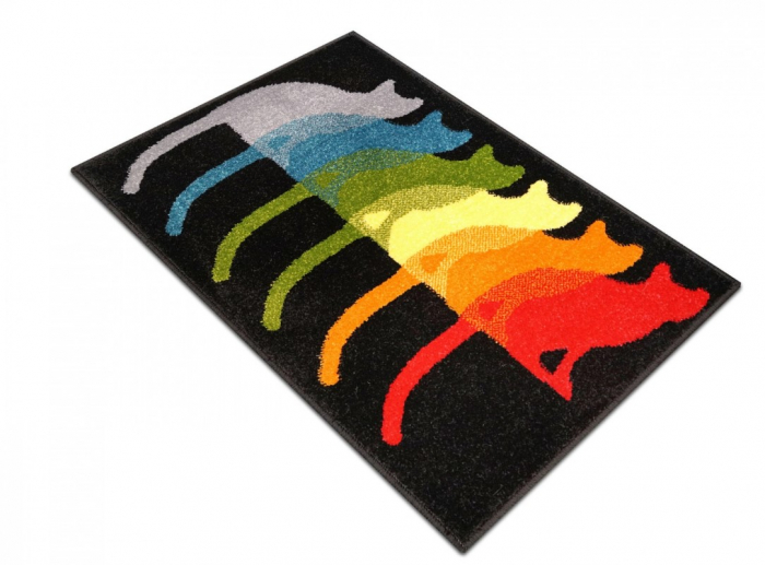 Model Pisici 11096/180, Covoras Dreptunghiular, Multicolor 40 x 60 cm [4]