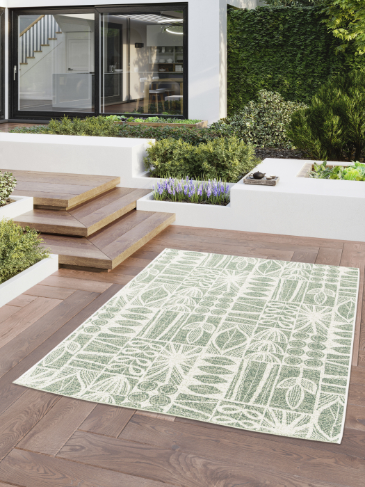 Model Sparta 17503-062, Covor Belgian Interior/Exterior, Verde [4]