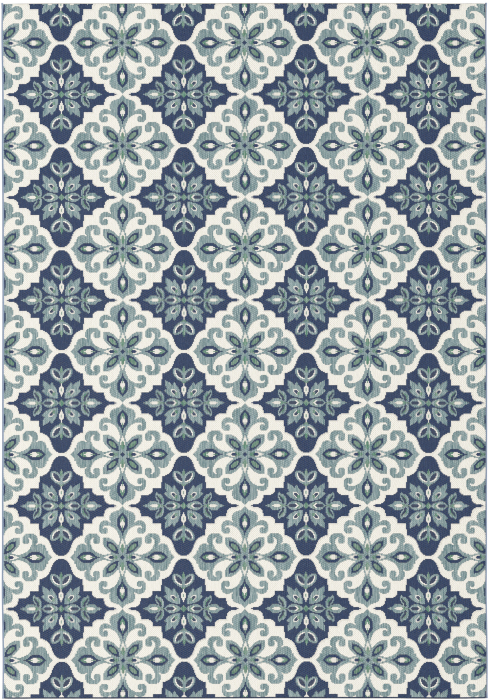 Model Sparta 19248-399, Covor Belgian Interior/Exterior, Blue [6]