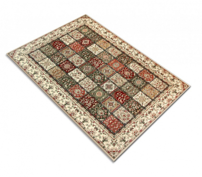 Covor Sufragerie/Dormitor, Model Timbre 1518/110, Dreptunghiular, Crem/Bej [2]