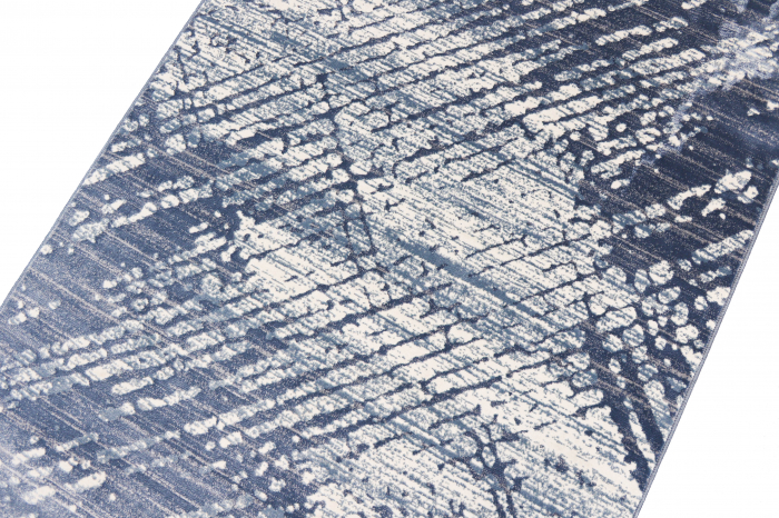 Covor Sufragerie/ Dormitor, Model Abstract liniar Toscana 4L, Covor Egiptean, Albastru deschis / gri-albăstrui [9]