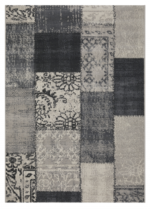 Model Valencia 22218-356, Covor Belgian, Gri [11]