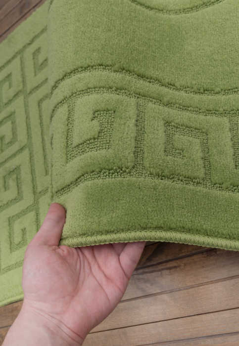 Covor baie, Antiderapant, Ethnic 2510 Verde, 50x80 cm, 40x50 cm, Set 2 covorase [3]