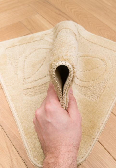 Set 2 Covorase baie, Antiderapant, Flora 2540 Beige, 50x80/40x50 cm [3]