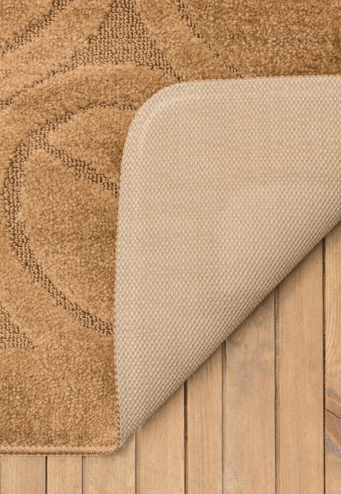 Set 2 Covoras baie, Antiderapant, Flora 2546 L. Brown, 50x80 cm, 40x50 cm [5]