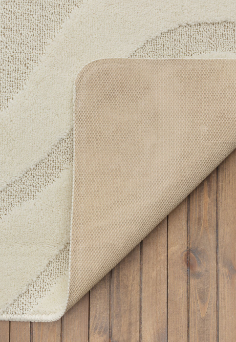 Set 2 Covorase antiderapante de baie, Symphony 2517 Ecru, Diverse Marimi [3]