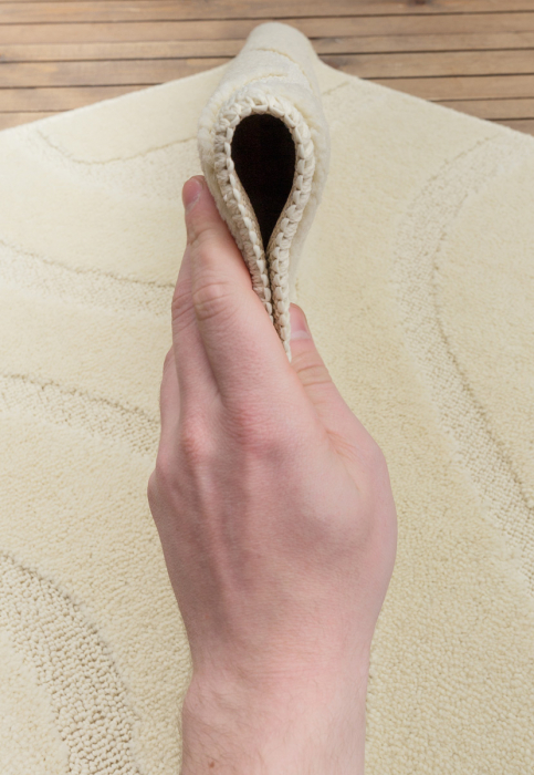 Set 2 Covorase antiderapante de baie, Symphony 2517 Ecru, Diverse Marimi [5]