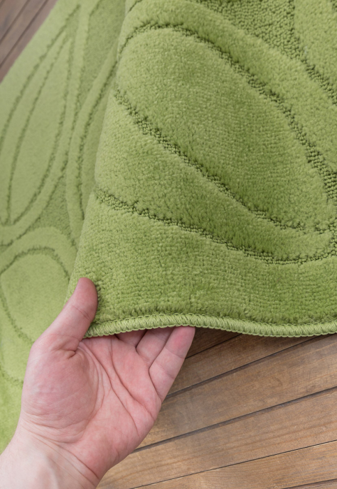 Set 2 Covorase antiderapante de baie, Flora 2510 Verde [3]