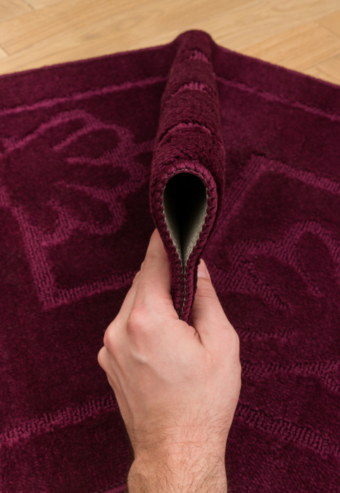 Set 2 covorase baie, Antiderapant, Maritime Aubergine, 60x100/50x60 cm [4]