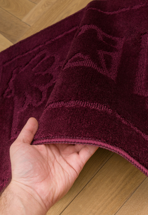 Set 2 covorase baie, Antiderapant, Maritime Aubergine, 60x100/50x60 cm [3]