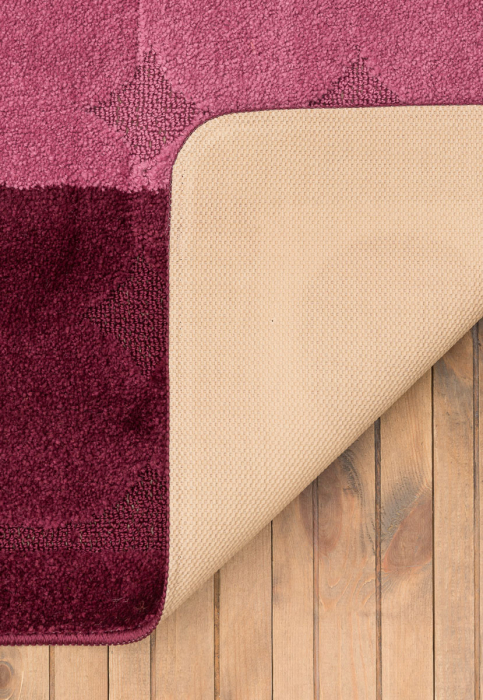Set 2 covorase baie Edremit 2576 Aubergine, 60x100 cm, 50x60 cm [4]