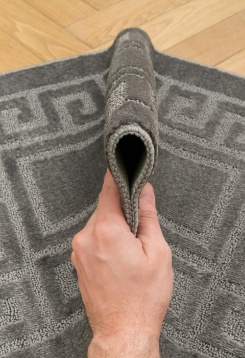 Set 2 Covorase de baie, Antiderapante, Ethnic 2503, Gri Inchis [3]