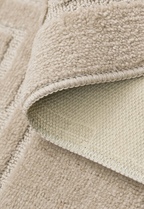 Set 2 Covorase de baie, Antiderapante, Ethnic 2521, Crem/Gri [3]