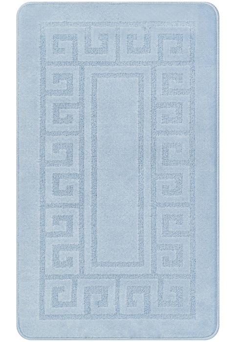 Set 2 Covorase de baie, Antiderapante, Ethnic 2522, Baby Blue [7]