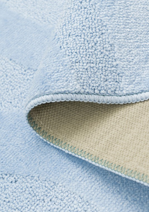 Set 2 Covorase de baie, Antiderapante, Symphony 2522, Baby Blue [2]