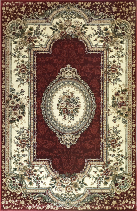 Set 4 Covoare Lotos 571/210, 2 buc. 80x150 cm, 1 buc. 160x230 cm, 1 buc. 200x300 cm, Grena [6]