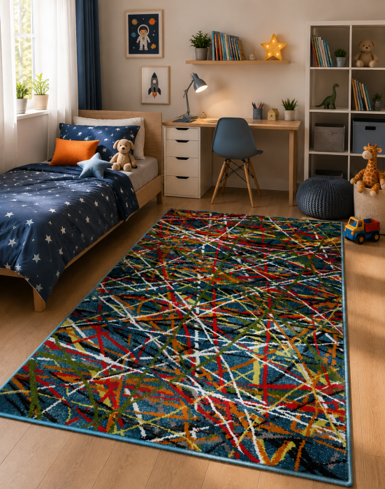 Super Pret! Covor Sufragerie/Dormitor Kolibri11035/140, Albastru, Dimensiunea 200 x 300 cm [6]