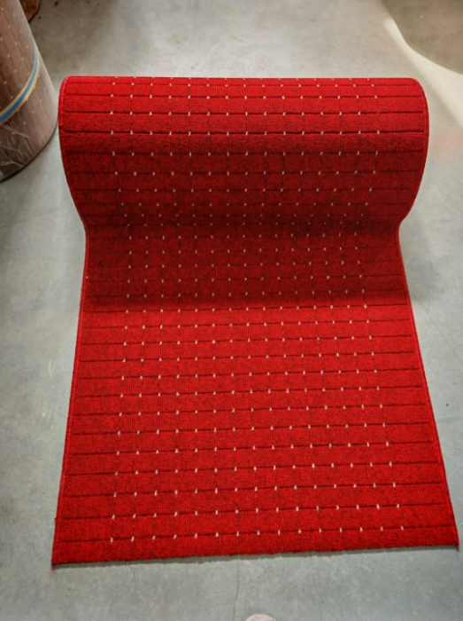 Traversa Antiderapanta Hol/Bucatarie, Model Stanford Red Cream, Rosu [2]