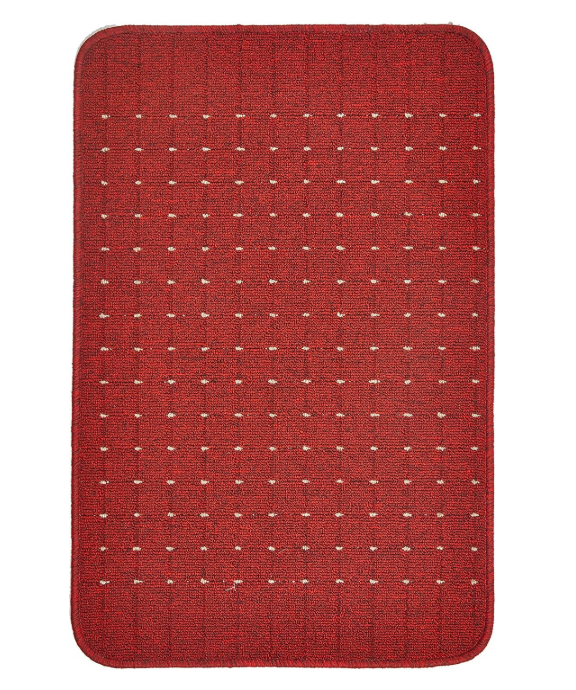 Traversa Antiderapanta Hol/Bucatarie, Model Stanford Red Cream, Rosu [3]