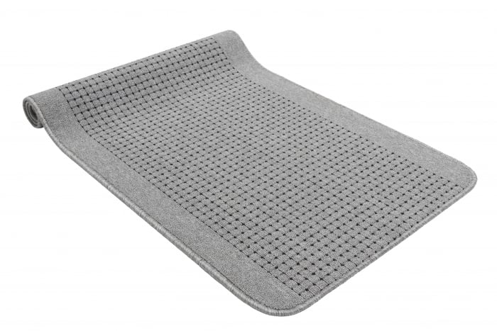 Traversa Antiderapanta Hol/Bucatarie, Model Lester, Latime 80 cm, Gri [5]