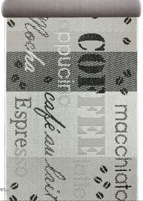 Traversa Bucatarie 19052/08, Flex Antiderapant, Festonata, Gri [8]