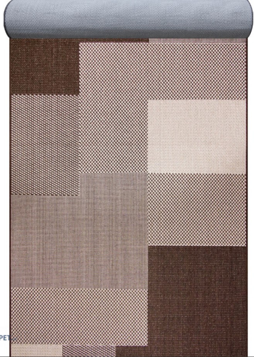 Traversa Bucatarie 19645/91, Flex Antiderapant, Bej/Maro [5]