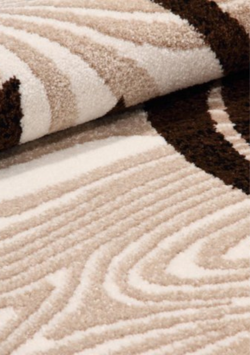 Model Cappuccino, Traversa Crem/Maro, Festonata, Latime 100 cm [4]