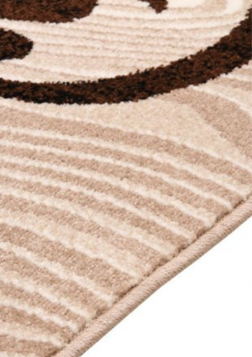 Model Cappuccino, Traversa Crem/Maro, Festonata, Latime 100 cm [2]