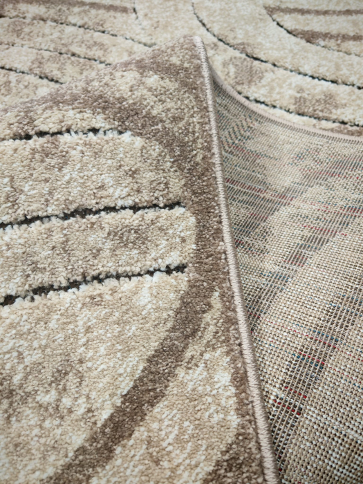 Traversa festonata, Model Fashion 32006/120, Crem/Maro Latime 120 cm [3]