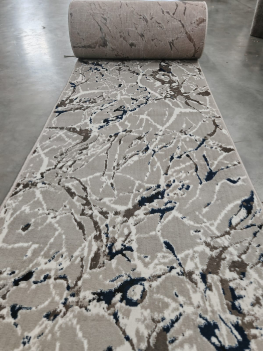 Traversă FRIDA 12259 Grey/Bone, Gri-Crem, Model Abstract Modern [5]