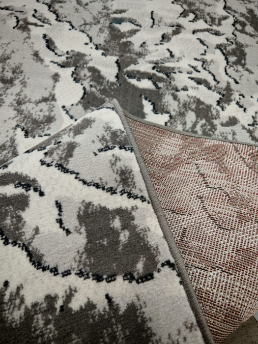 Traversă FRIDA 11971, Gri Deschis, Model Abstract Modern [2]
