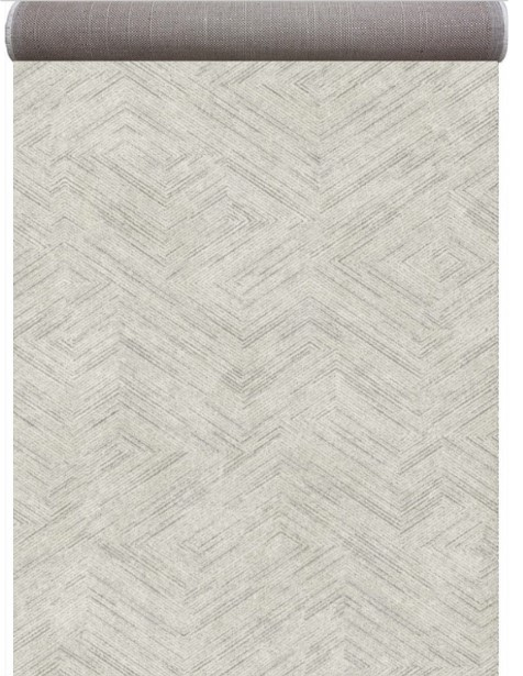 Traversa Hol, Model Opus 54335/750, Latime 120 cm, Festonata, Crem/Gri [1]