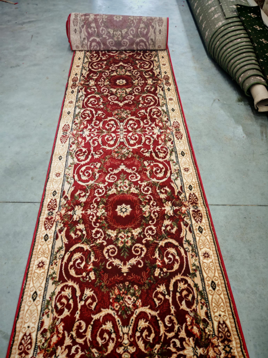 Traversa Hol, Model Clasic 15002/210, Festonata, Latime 80 cm, Rosu [4]