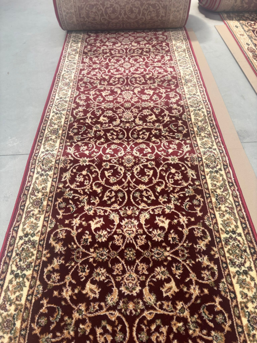 Traversa Hol, Model Clasic 1555/210, Festonata Latime 120 cm, Rosu [6]