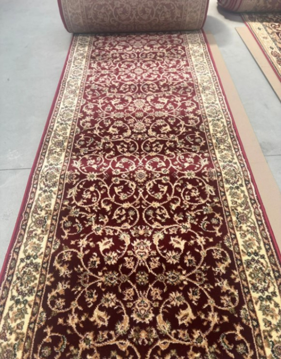 Traversa Hol, Model Clasic 1555/210, Festonata Latime 150 cm, Rosu [3]